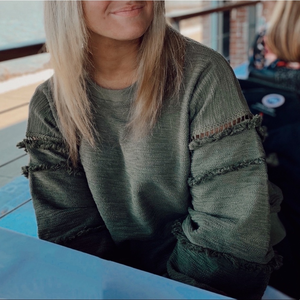 Olive sweatshirt